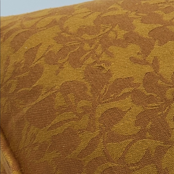 PAD Home Design Concept Gaida Mustard Colored Pillow 15”x15” - Picture 9 of 11